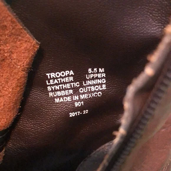 Steve Madden Dark Brown Troopa Boots Size 5 1/2 - Picture 12 of 14